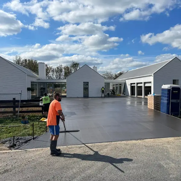 Large concrete slab poured for a new build in Golden Grove