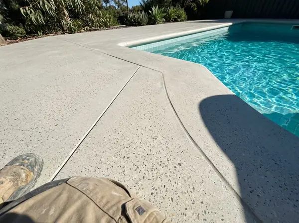 Honed, cream base, pool surrounds