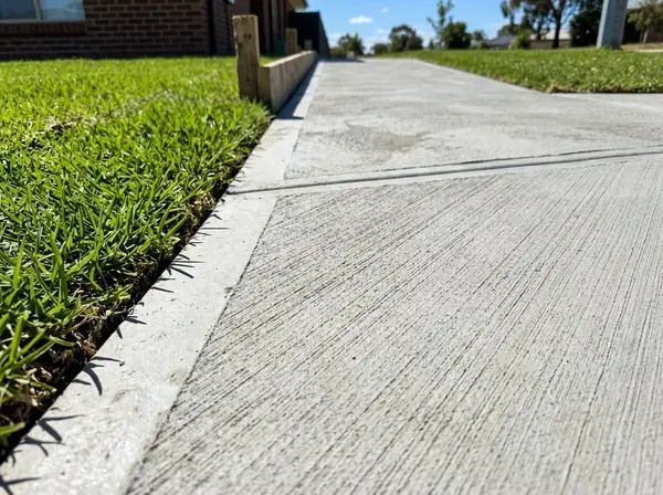 Broom finish, paths & walkways