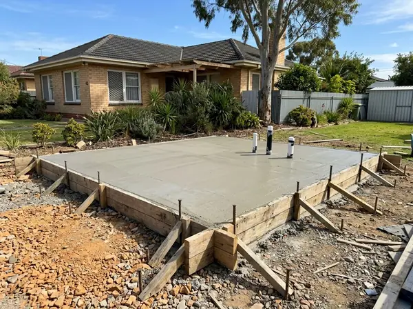 Granny flat and studio slabs, concrete slabs