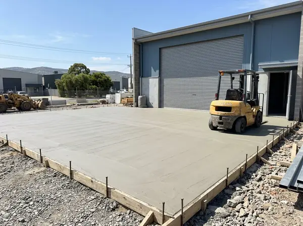 Hardstands and commercial, concrete slabs